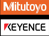 Mitutoyo and Keyence logo